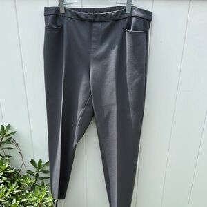 Susan Graver Gray Ponte Knit Pants